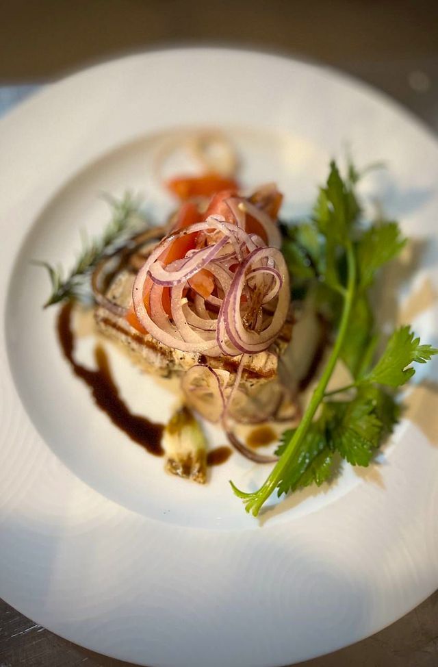 Plated dish at The Inn