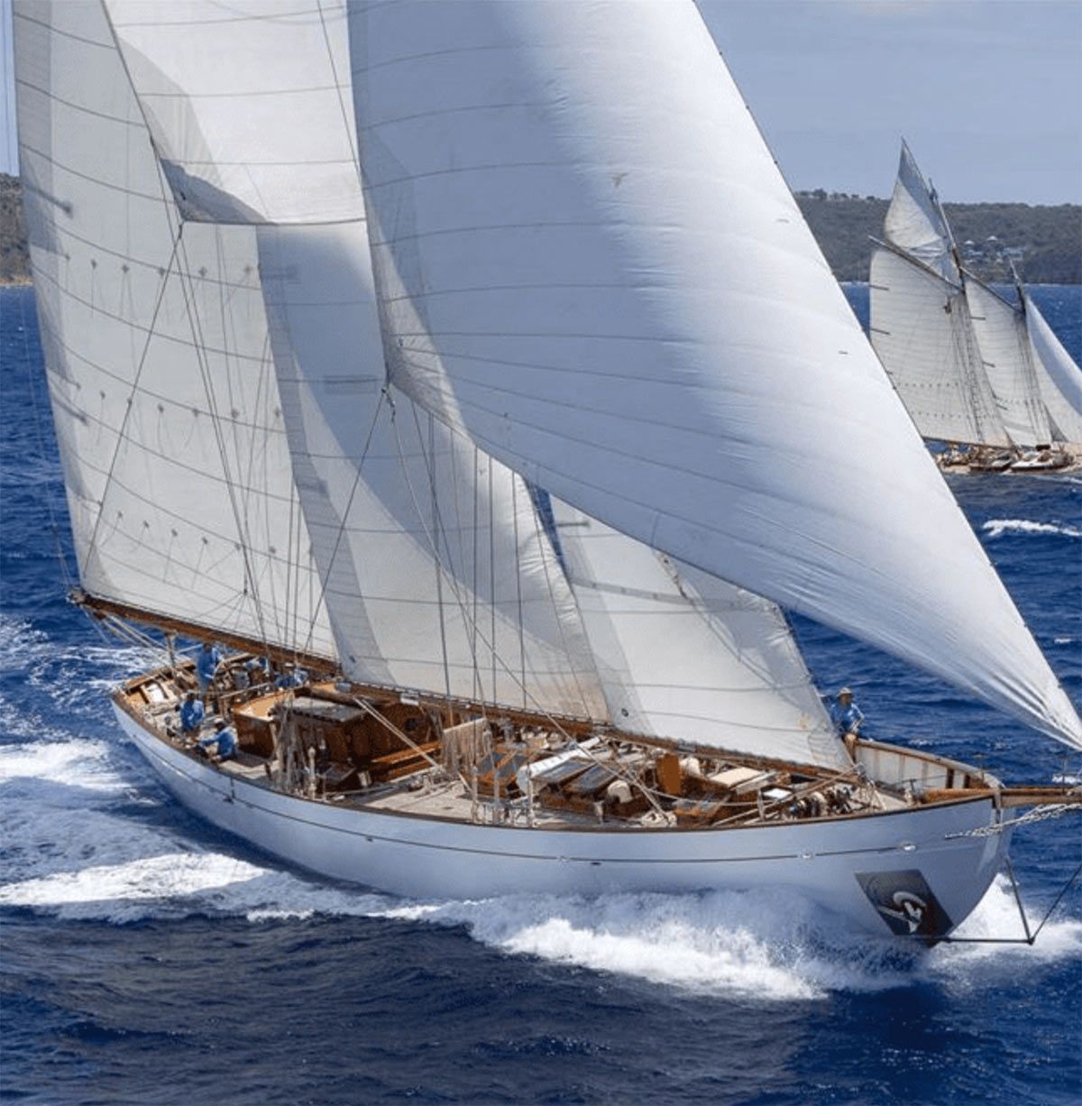 Classic yacht regatta in English Harbour, Antigua