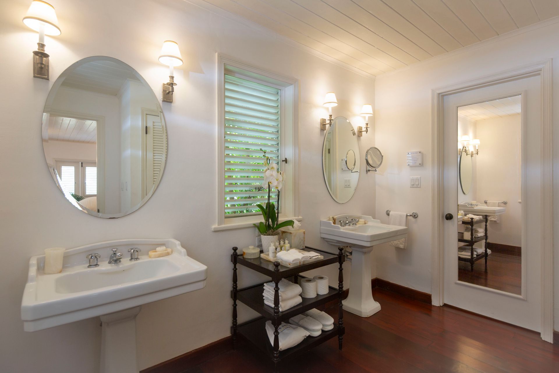 Junior Suite bathroom with walk-in shower at The Inn at English Harbour