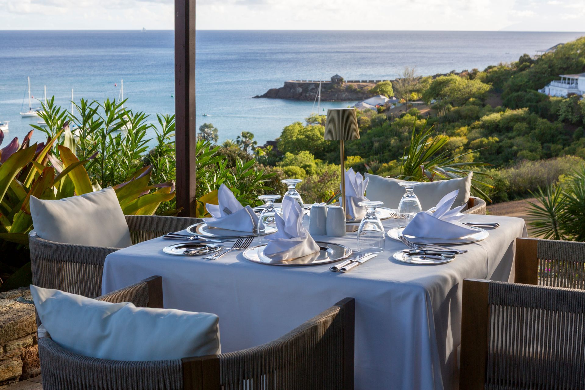 The Terrace restaurant at The Inn at English Harbour