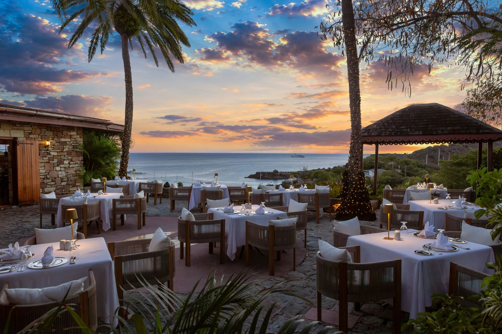 The Terrace at Sunset